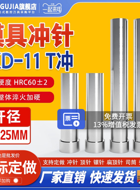 模具冲针SKD11高速钢T冲A冲非标定制13/14/15/16/17/18/20/21/25