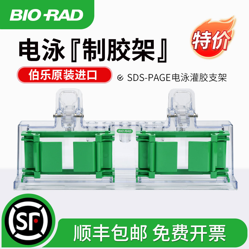 BIO-RAD伯乐 电泳透明制胶架 Mini手工胶铸造支架和夹具 1658050