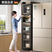 德国厨房置物储物缝隙收纳餐边微波炉橱柜碗柜多层落地夹缝收纳柜