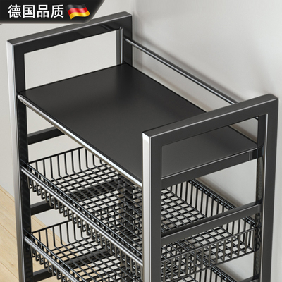 德国进口移动厨房菜篮子置物架