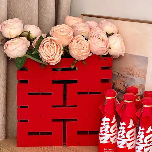 立体婚房装饰有爱喜事