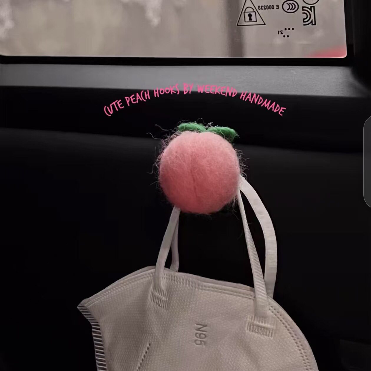 桃子车载挂钩前排汽车副驾驶