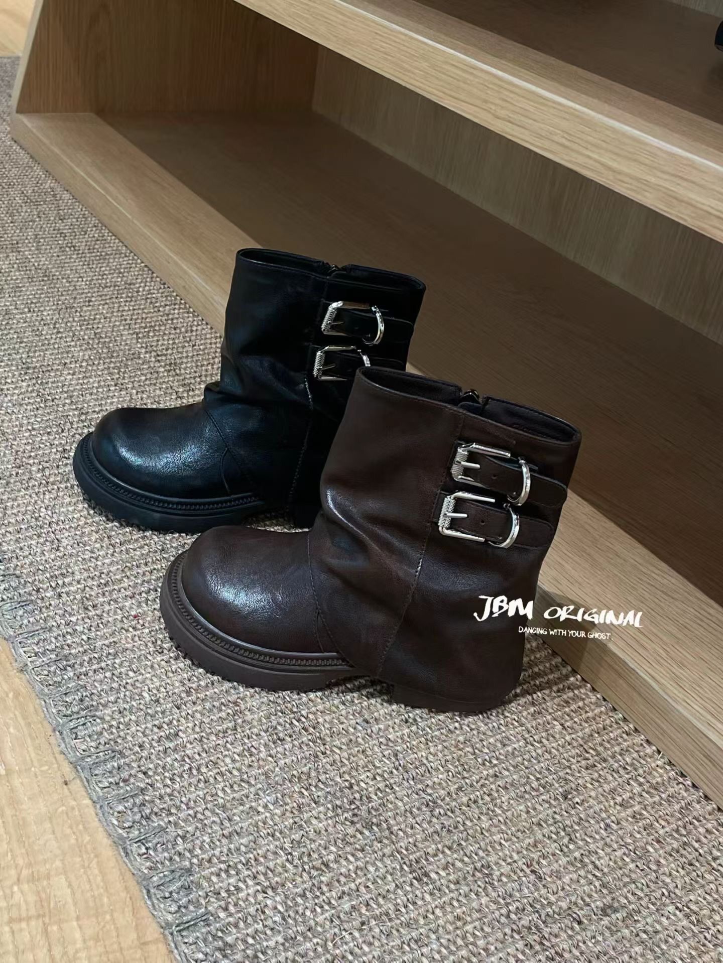 JBM潮童鞋子男童女童登山鞋2025新款中大童百搭