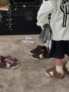 JBM潮童鞋子男童女童登山鞋2025新款中大童百搭