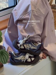 JBM潮童鞋子男童女童登山鞋2025新款中大童百搭