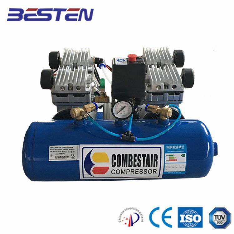 先进无油空气压缩机DCAC空气泵增压泵8bar1100W2年保修出口欧美