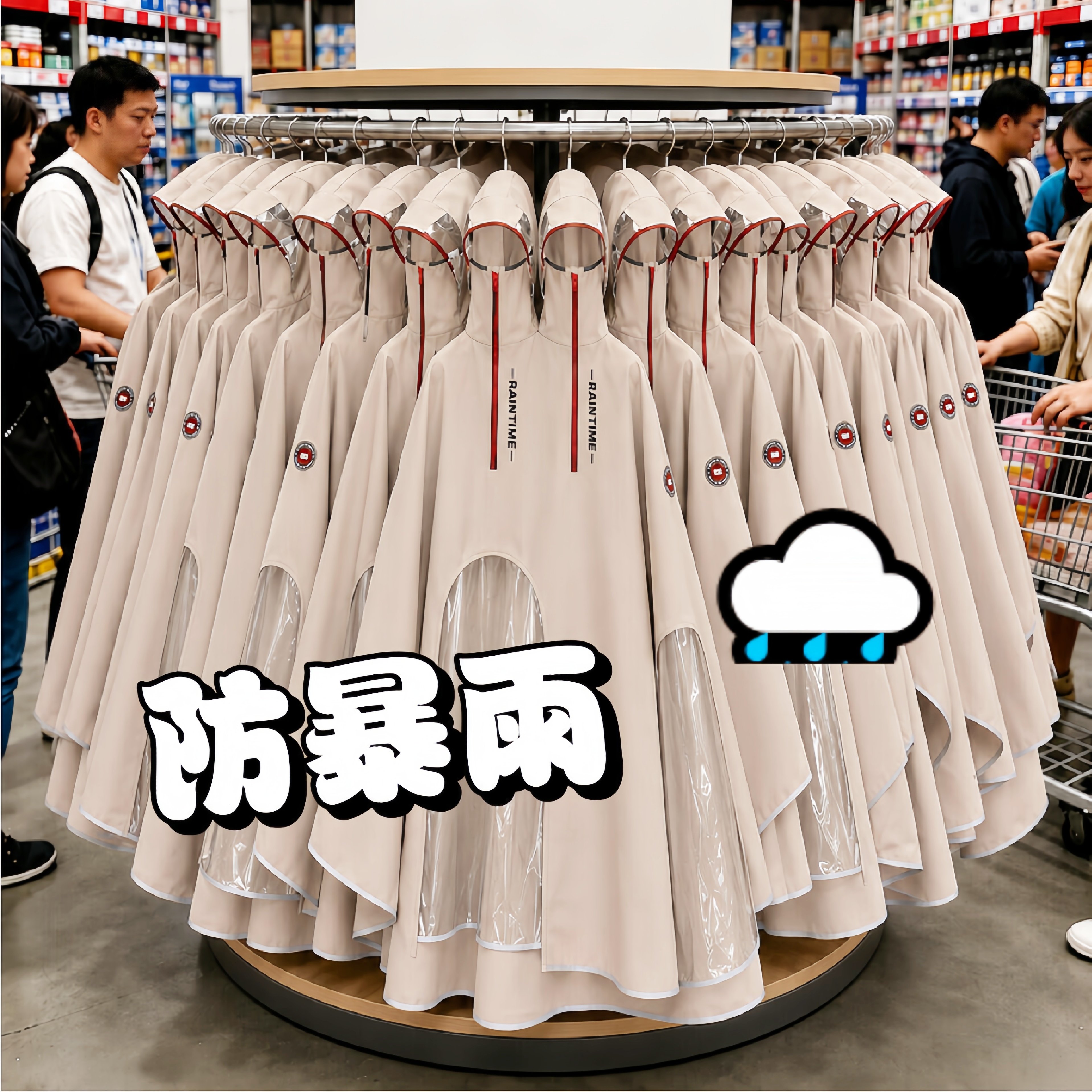 电动车雨衣男女同款雨披骑行专用防暴雨加厚加大2026新款穿脱方便