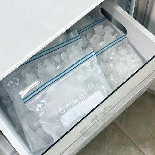 一次性制冰袋食品级自封口冰块模具易脱模加厚透明家用diy密封袋