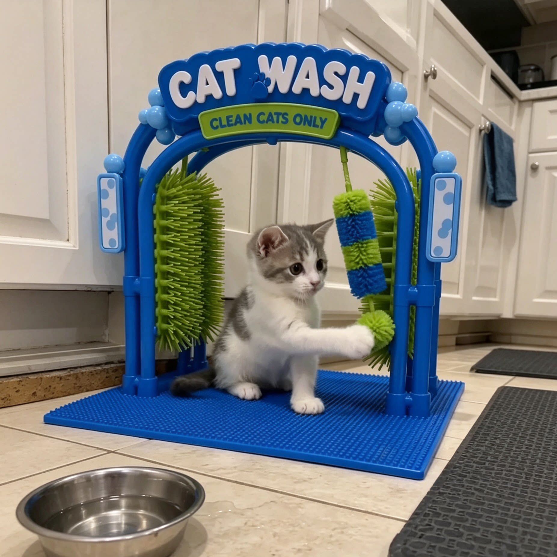 掉毛救星！猫咪蹭痒器猫抓板宠物猫咪自助梳毛刷去浮毛自清洁神器