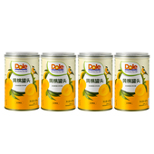 DOLE都乐糖水型黄桃罐头425g 4罐砀山黄桃水果休闲零食方便食品