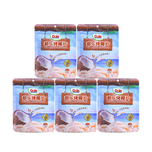 DOLE都乐烤椰片印度尼西亚原料 5袋 休闲零食椰子片30g