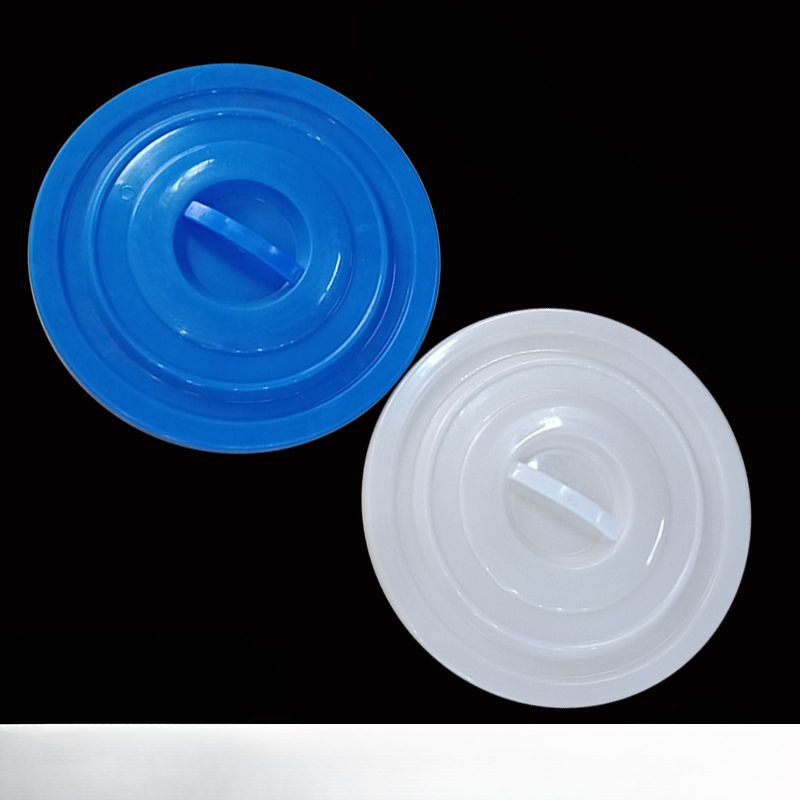 单买配套蓝色白色加厚圆形垃圾桶塑料水桶盖子60L100L160l280升