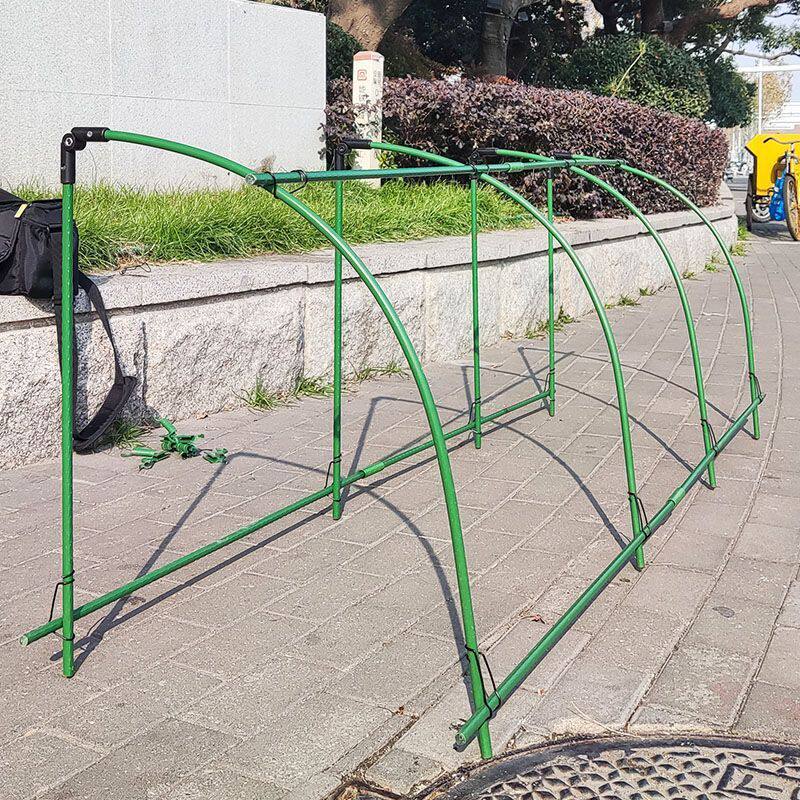 包塑钢管园艺支柱暖棚家用大棚植物遮阳棚暖房暖棚多肉温室花房