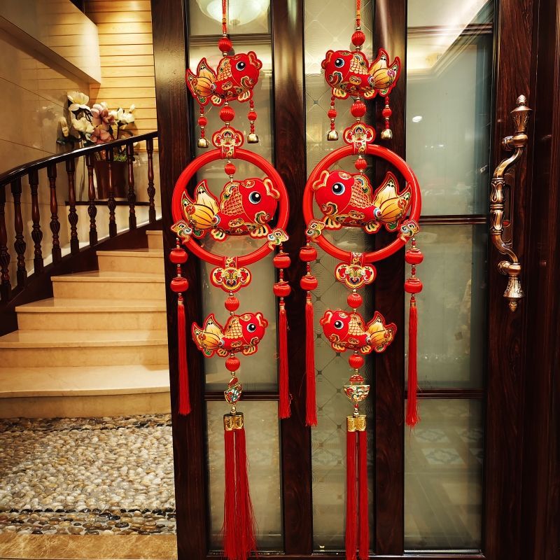 新年装饰用品过年挂件乔迁新居客厅室内布置春节立体双面福字挂饰