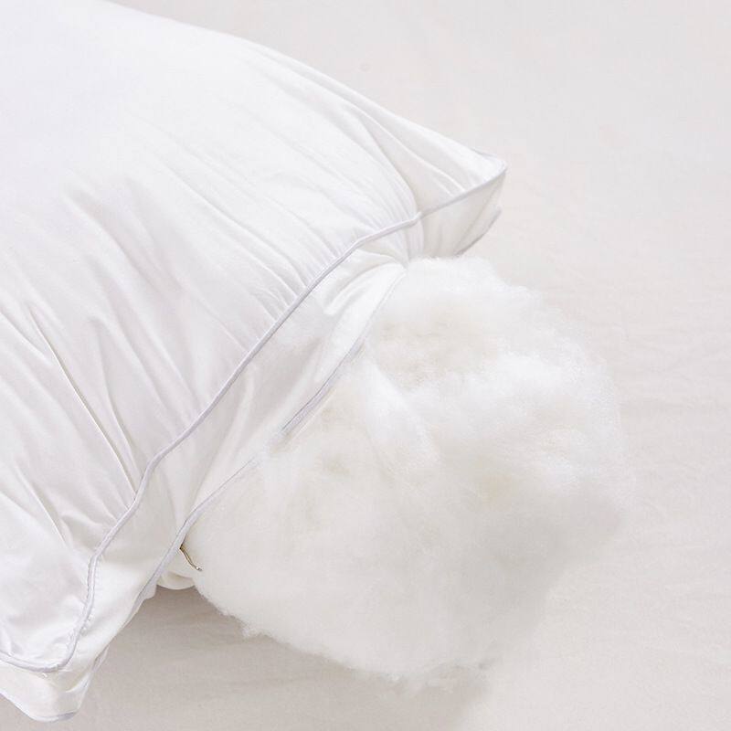 枕芯 直销全棉方羽布绗缝酒店枕芯护颈枕羽丝绒薄厚厂家直销