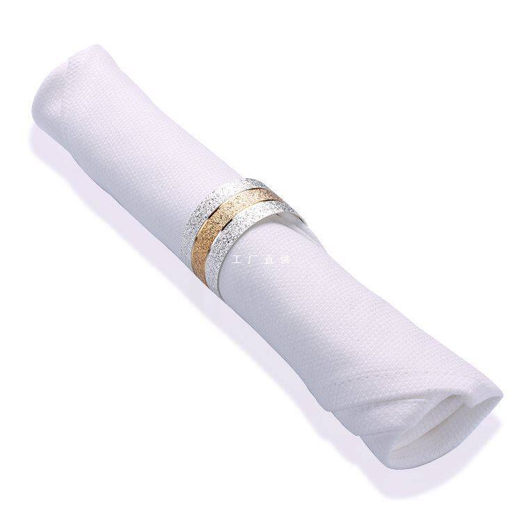 澜雅丝家用纯棉西餐餐巾布折花正方形欧式口布方巾酒店婚礼订 制