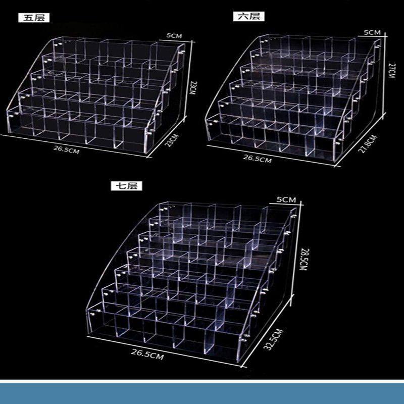 亚克力笔架展示架子斜插式文具店学生笔筒中性圆珠笔多功能收纳盒