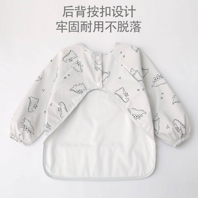 罩衣儿童防水防脏全身防水免洗围兜吃饭衣饭兜男女童幼儿园护衣