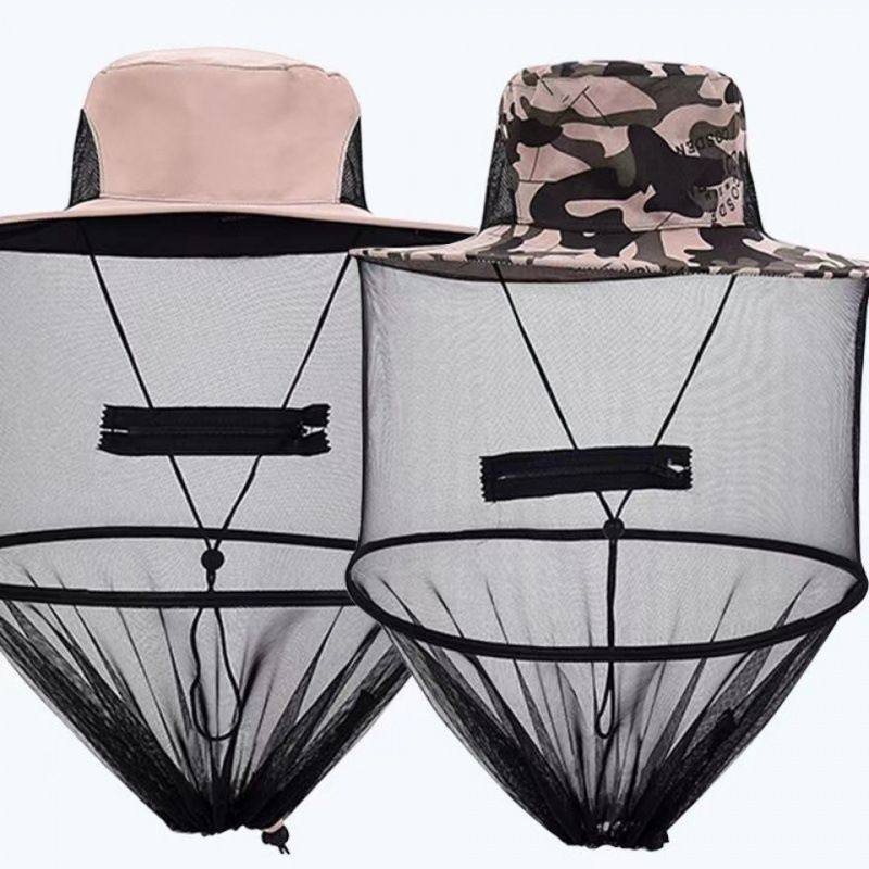 子户外透气夜钓垂钓钓鱼养蜂防蜂帽男女士遮脸防虫网纱面罩,居家日用,头部防护用品,淘宝优惠券,粉丝福利购,淘宝优惠卷