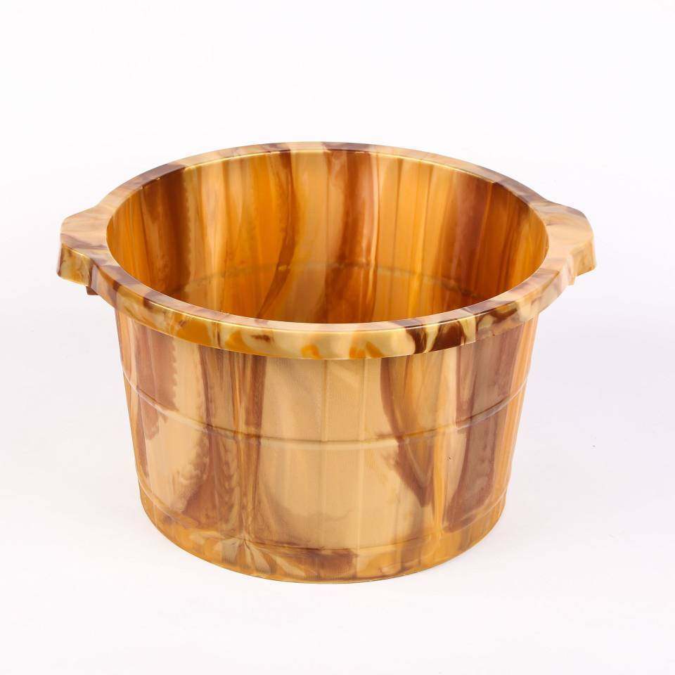 耐摔熟胶足浴盆 足浴桶泡脚盆洗脚桶家用塑料足底穴位按摩泡凌之