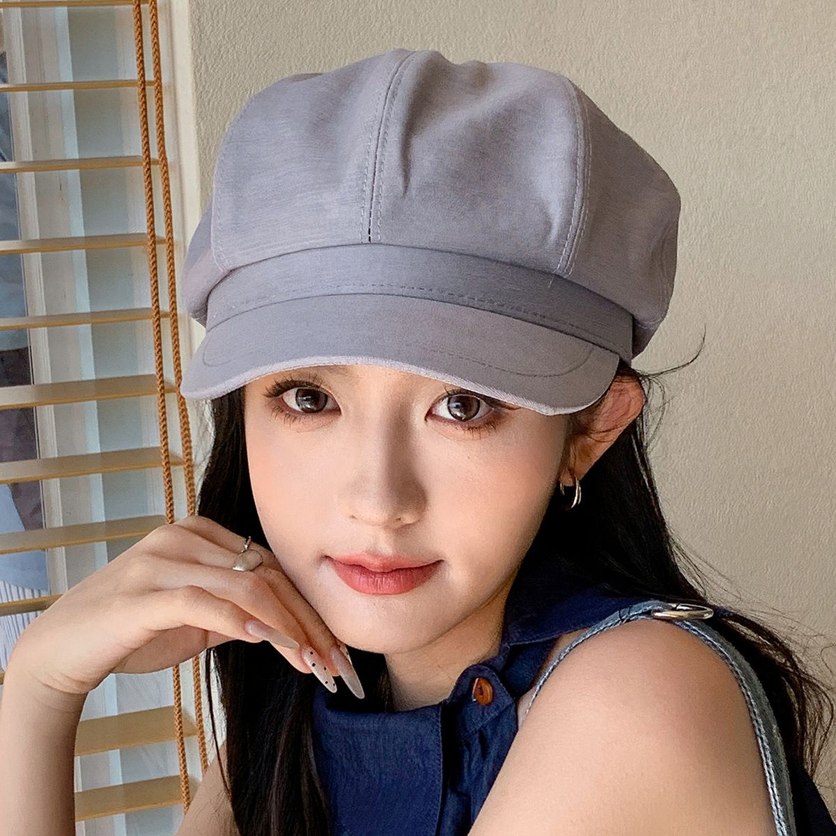 26年新款春季小清新可爱八角帽韩版女性复古文艺百搭显脸小文艺帽