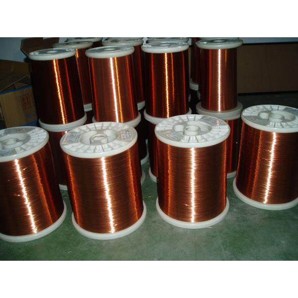 纯铜漆包线 电磁线 QZ-2/130热级聚酯漆包圆铜线 500克装送线轴