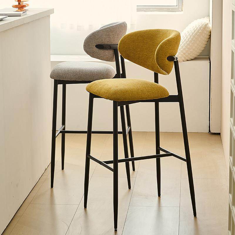 北欧吧椅家用靠背轻奢铁艺高脚椅网红ins前台吧凳现代简约吧台椅,住宅家具,家用高脚椅,淘宝优惠券,粉丝福利购,淘宝优惠卷