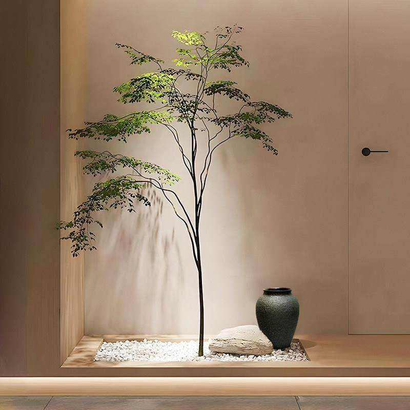 仿真植物假树榕树家居室内客厅大型落地侘寂风格装饰盆栽绿植摆件,家居饰品,仿真植物盆景,淘宝优惠券,粉丝福利购,淘宝优惠卷