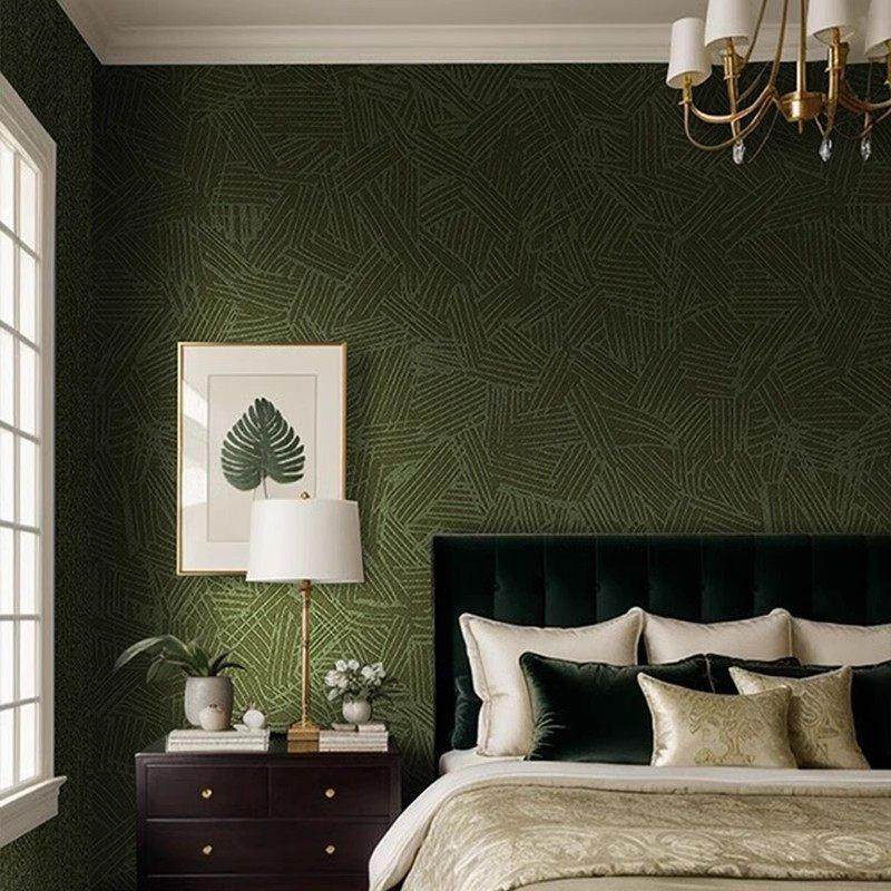 中古风壁纸高级感覆古墨绿色斑驳纹理墙布定制咖啡馆民宿卧室壁纸,家装主材,定制壁画,淘宝优惠券,粉丝福利购,淘宝优惠卷