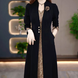 连衣裙2025新款女春秋十三行今年流行爆款高档长袖气质轻奢高级感