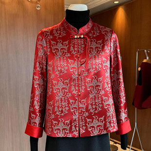 中式国风外套女春秋2026新款时尚高端今年流行爆款小个子妈妈上衣