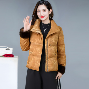 平湖羽绒服女款冬季2025新款爆款九江高端小个子洋气短款外套