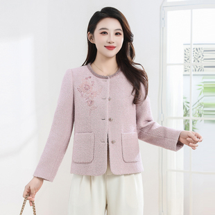 小香风外套女春秋2026新款时尚高端今年流行爆款小个子妈妈上衣潮