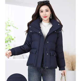 嘉兴平湖羽绒服女款2025新款冬季九江时尚洋气短款巨好看外套