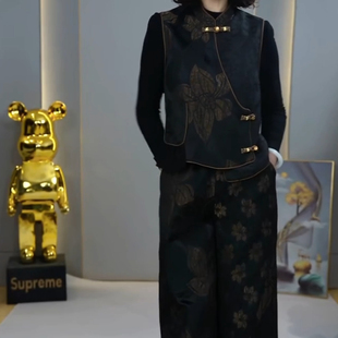 时尚套装女春秋2026新款爆款时髦洋气巨好看高级感妈妈三件套裤