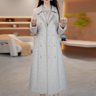 夹棉风衣外套连衣裙套装女秋冬2025新款十三行高级感巨好看两件套