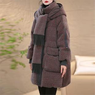 嘉兴平湖羽绒服女冬季2025新款今年流行爆款巨好看时尚保暖外套