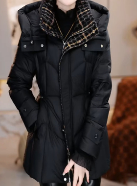 平湖羽绒服女冬季2025新款今年流行爆款九江巨好看加厚保暖外套