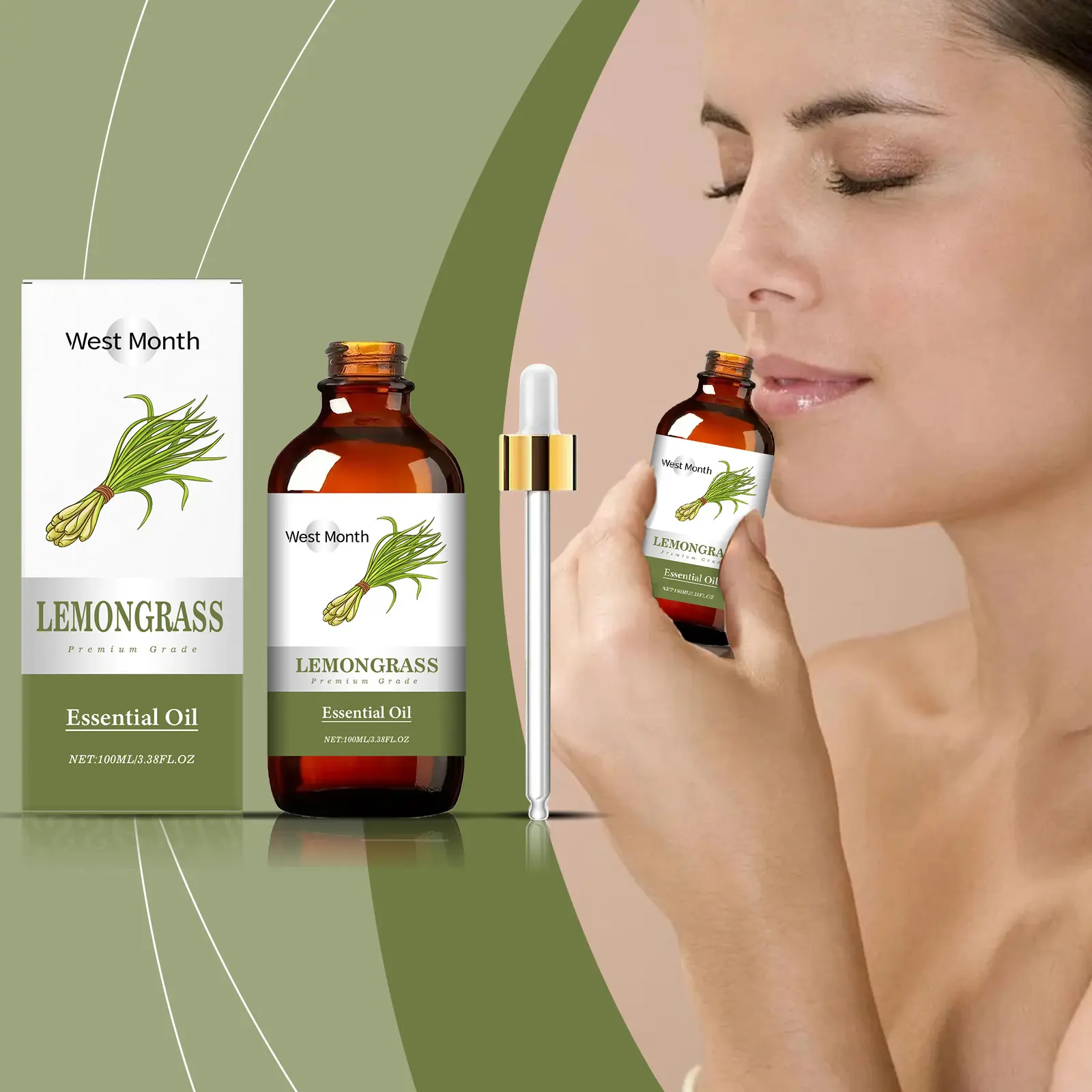 Lemongrass Soothing Essential Oil gently nourishes, refreshe