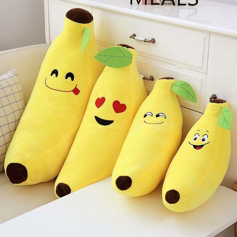 New Banana Plush Toy Down Cotton Cartoon Fruit MengMeng Bana-封面
