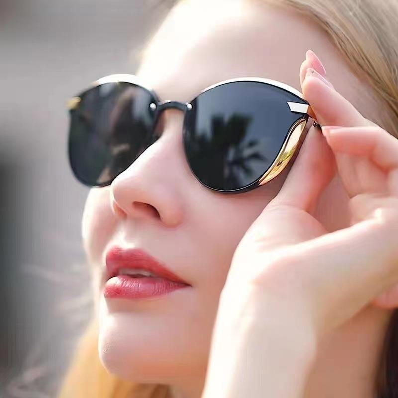 Polarized Sunglasses Women Luxury Round Sun Glass for太阳镜-封面