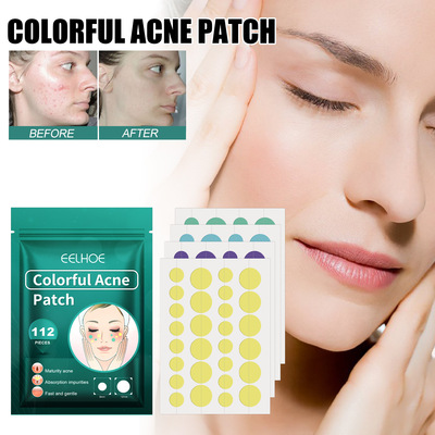 彩色痘痘贴清洁面部杂质粉刺痘痘