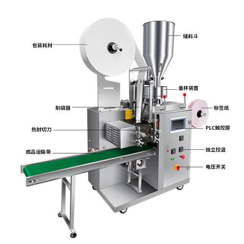 全决自动袋泡茶装机茶叶355挂耳咖啡黑杞桂花明包子茶末内袋枸包