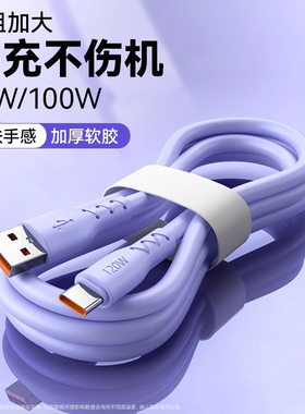 帕米诗2025升级款120W加粗快充线神龙加粗数据线适用华为荣耀快充线6a线手机Type-C快充线数据线车载数据线