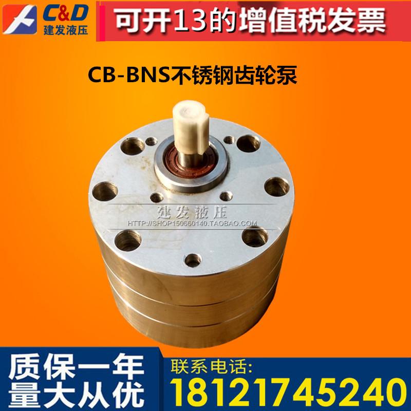 CB-BNS10不锈钢齿轮泵CB-BNS4不锈钢泵CB-BNS6 CB-BNS2.5齿轮油泵