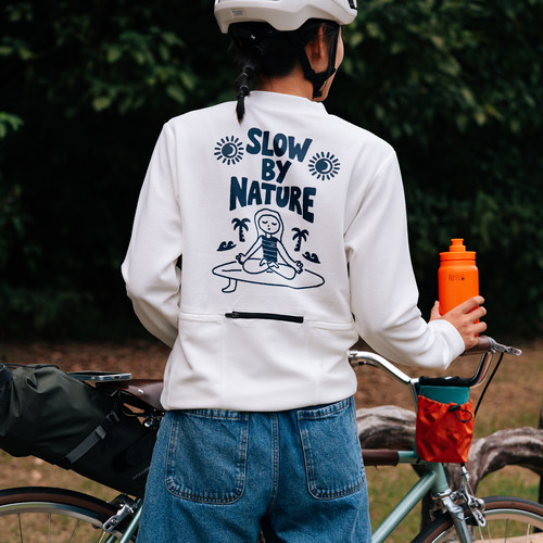GIIKOM SlowByNature 春秋3口袋骑行T恤 春秋华夫格通勤上衣