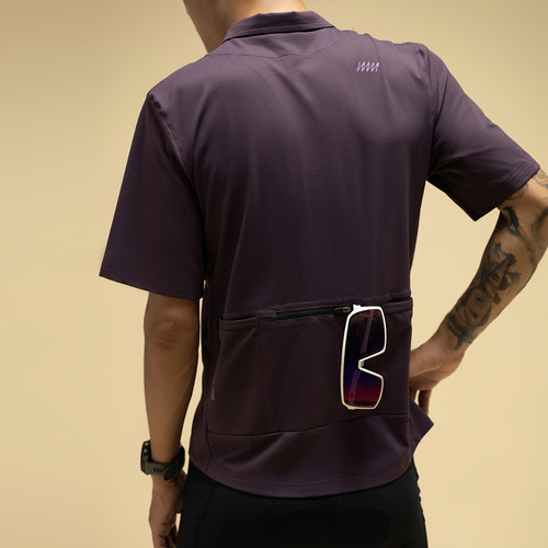 GIIKOM 3口袋休闲骑行拉链衬衫通勤骑行服速干上衣