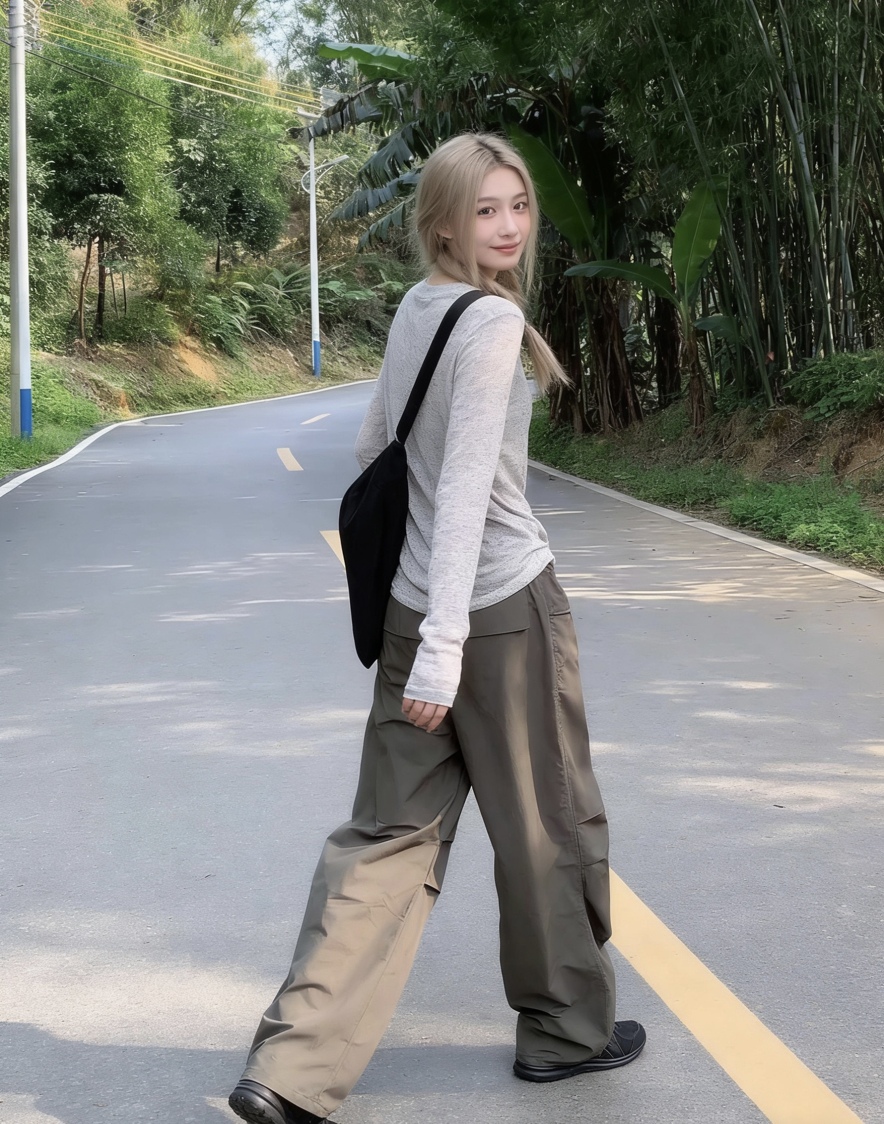 薄款半透明针织T恤女夏季长袖圆领韩版chic防晒空调罩衫休闲上衣