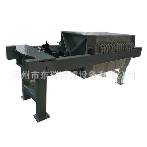 现货供应固液分离污水处理设备小型手动板框压滤机