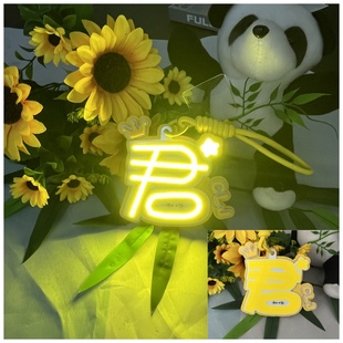 陈丽君 cob发光i小胸牌发箍多功能小挂件挂牌应援头灯定制